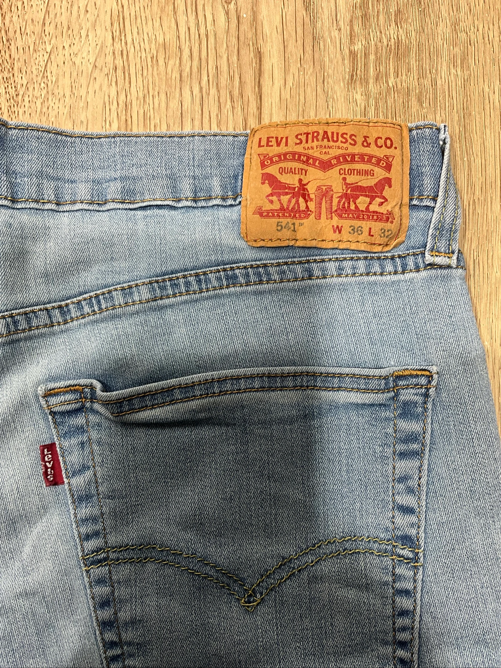 Jean Levi's 541 W36 L32 Vintage Azul Claro Deslavado lvh 182 – photo 9